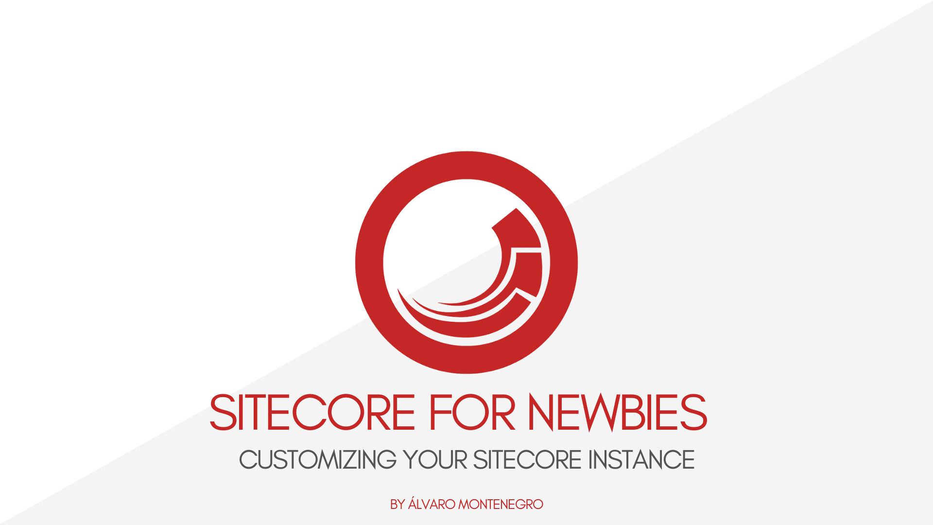 [Sitecore For Newbies] Customizing Your Sitecore Instance