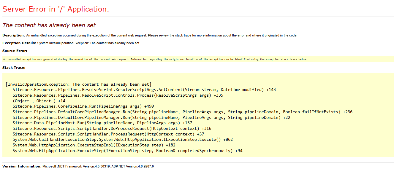 How to Break Your Sitecore 9.3 Experience Editor by Misapplying Patch PDXP‑9109